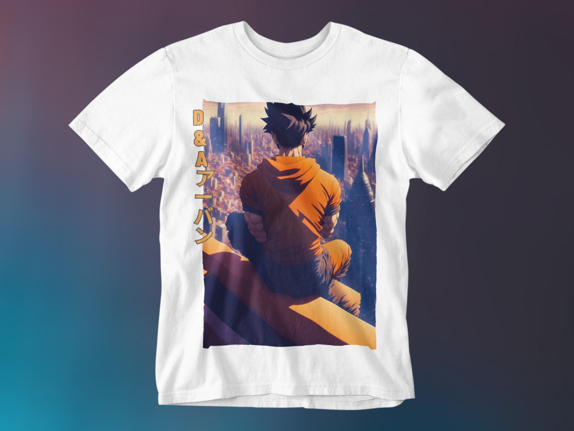 GOKU GAZING INTO THE CITY