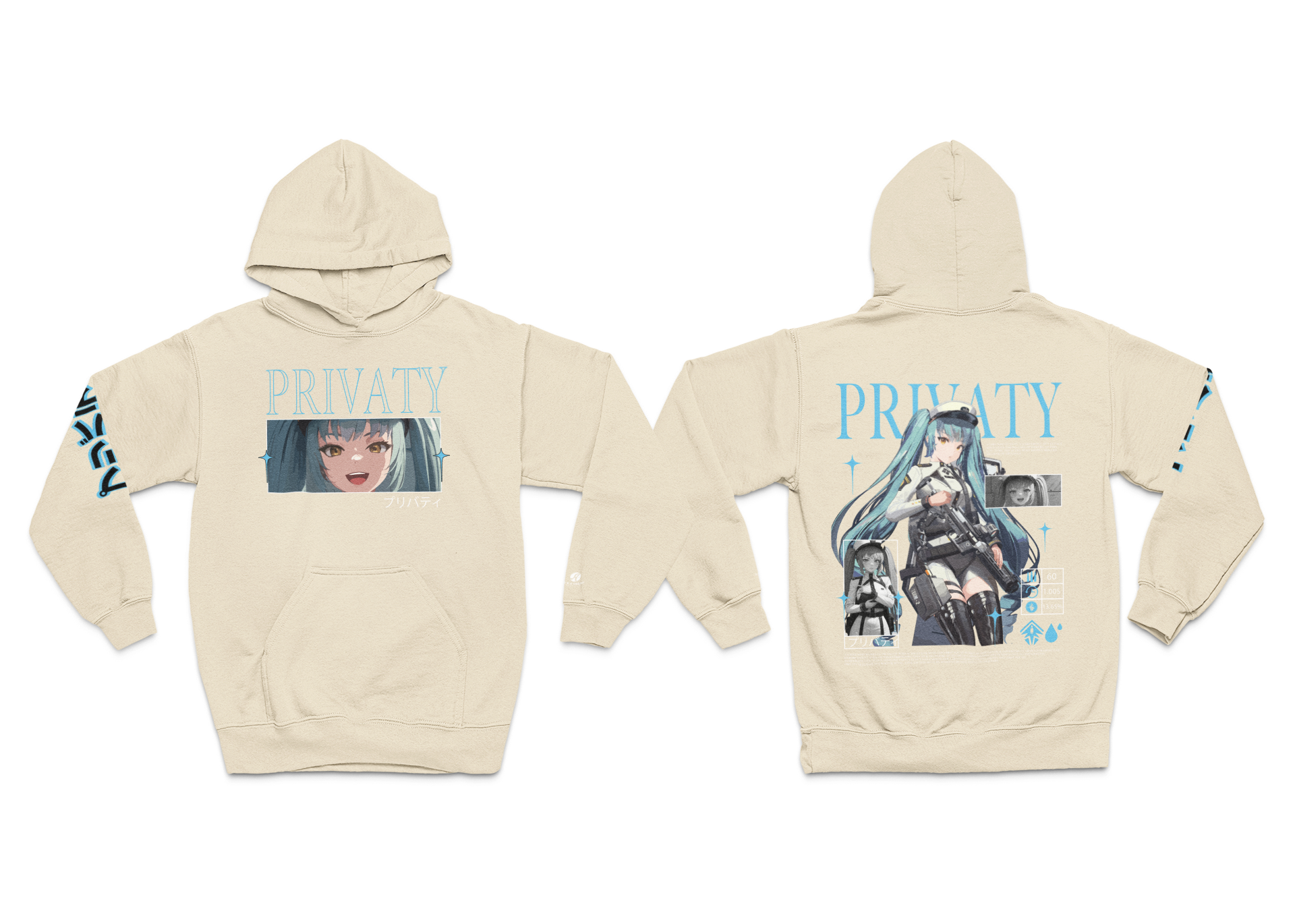 JAPANESE INSPIRED PRIVATY HOODIE