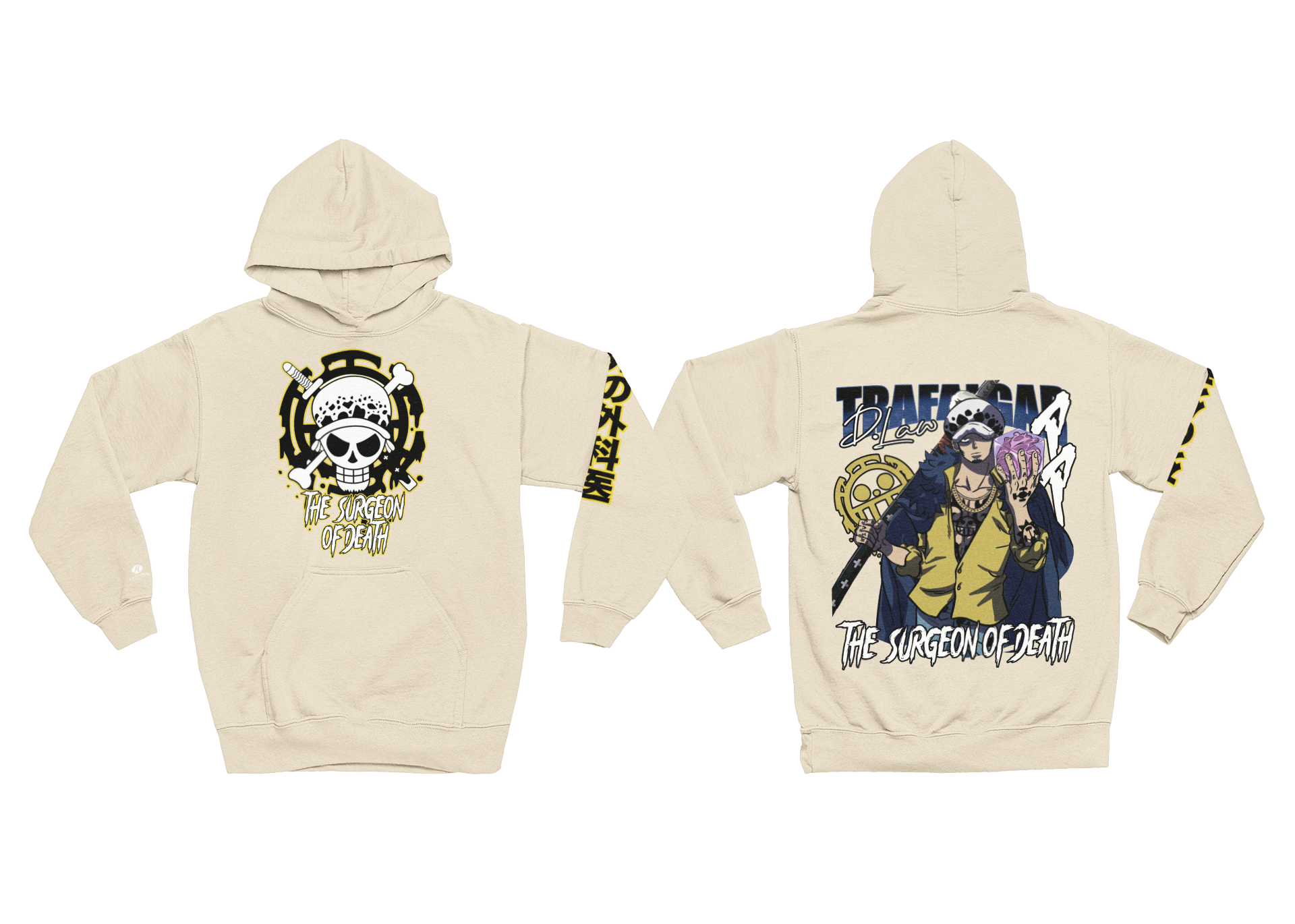 JAPANESE INSPIRED TRAFALGAR LAW HOODIE