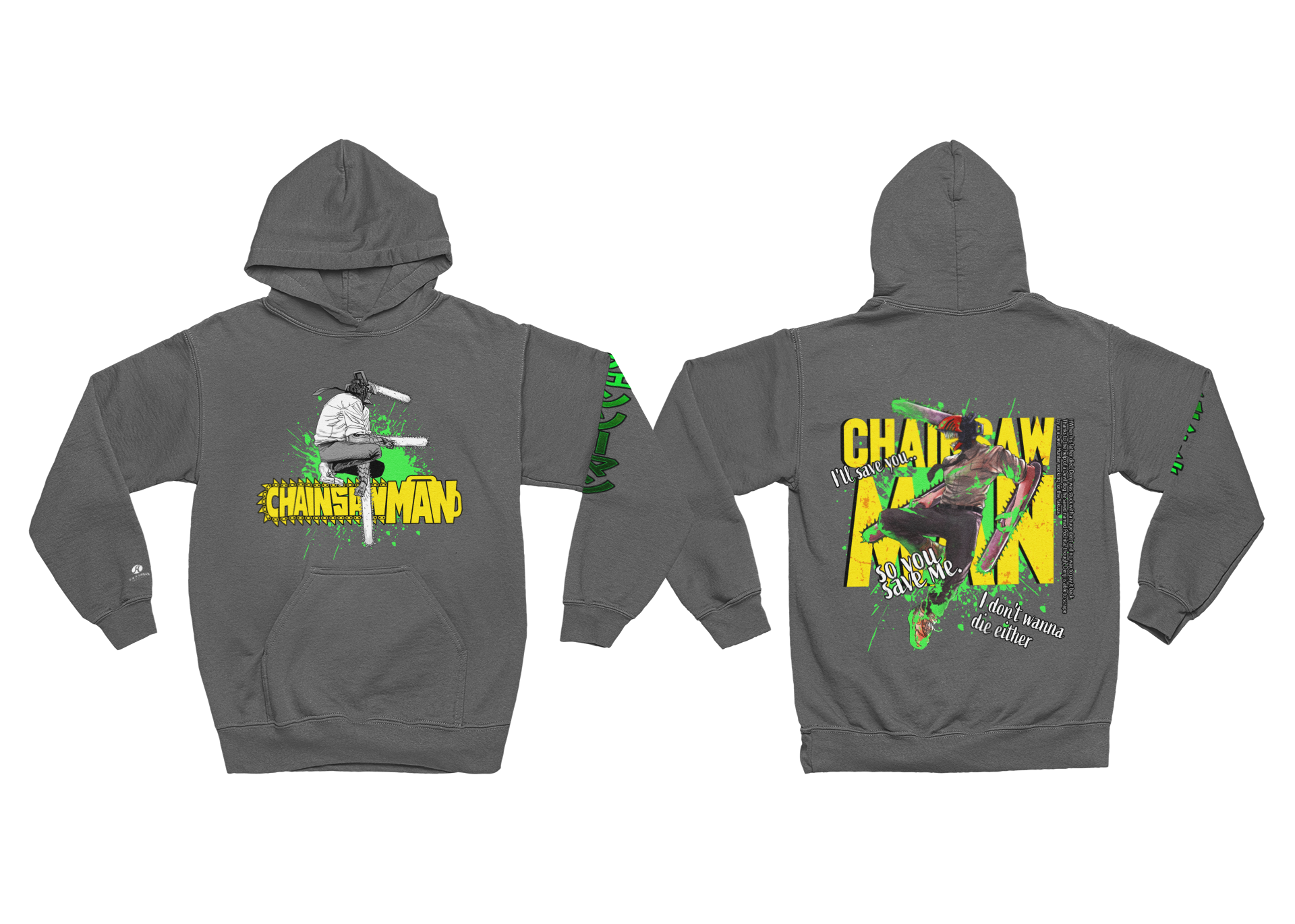 JAPANESE INSPIRED CHAINSAW MAN HOODIE