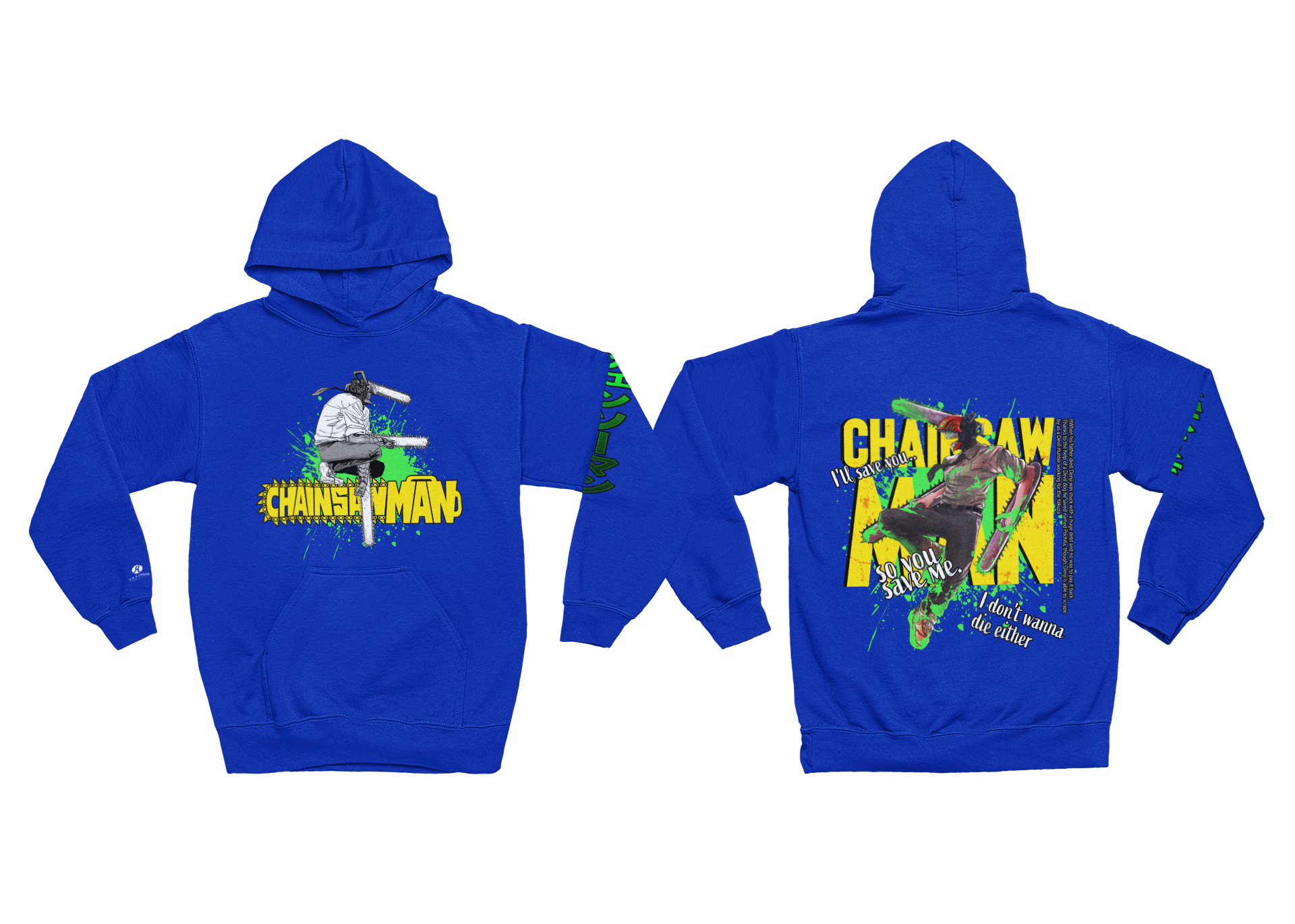 JAPANESE INSPIRED CHAINSAW MAN HOODIE