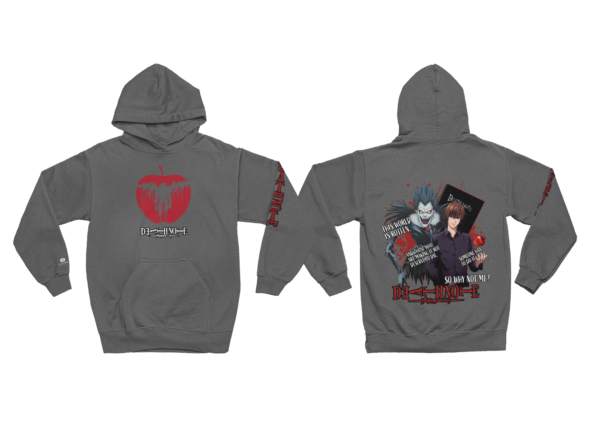 JAPANESE INSPIRED DEATHNOTE HOODIE