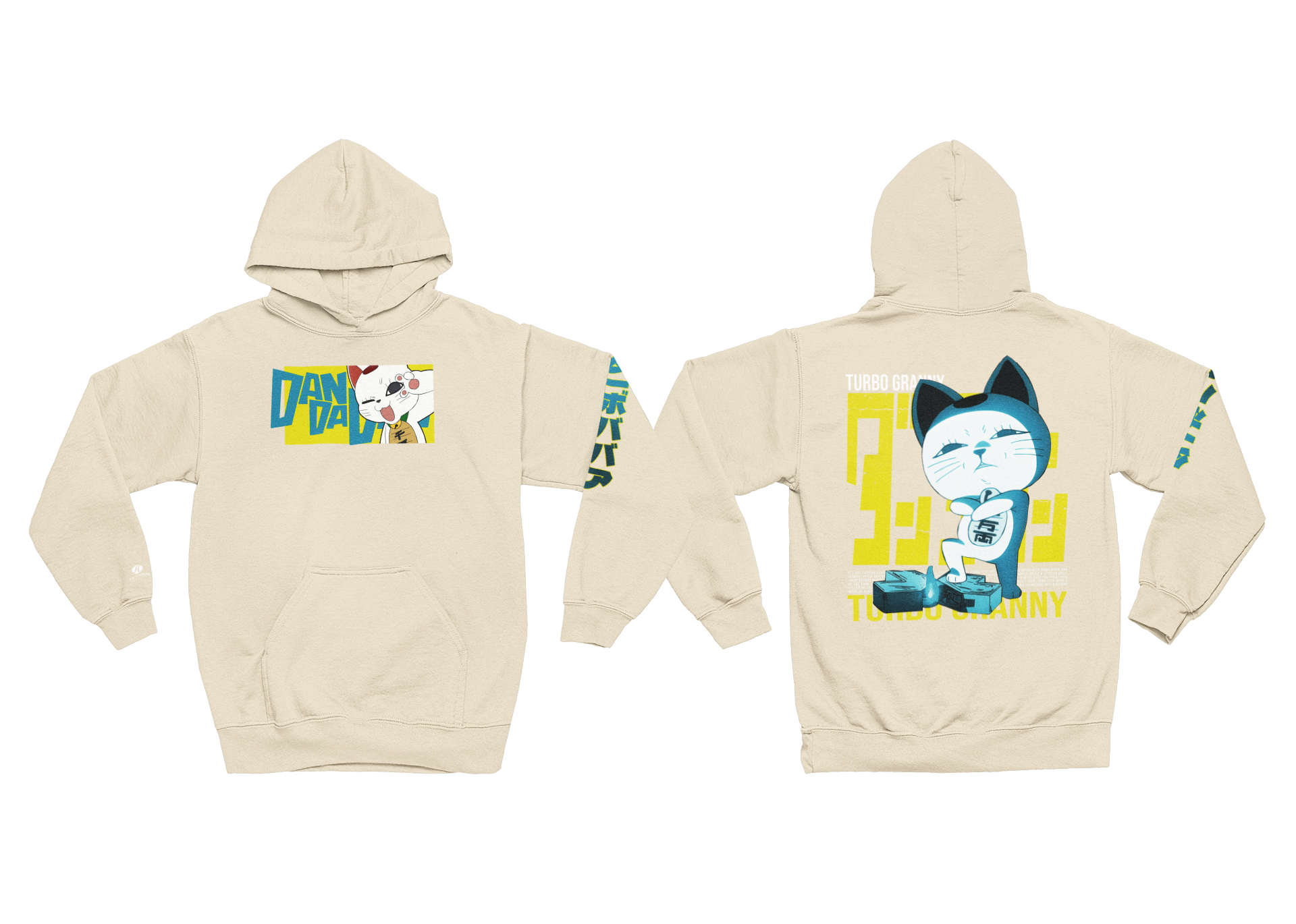 JAPANESE INSPIRED TURBO GRANNY HOODIE