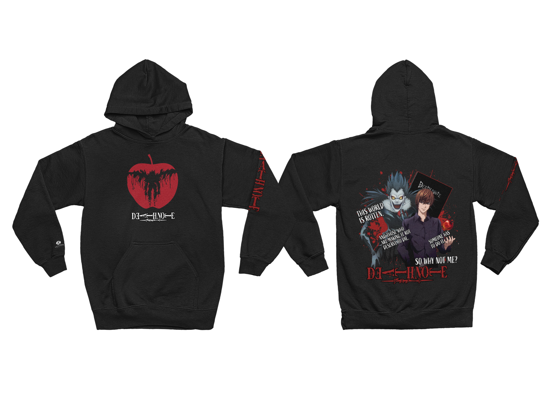 JAPANESE INSPIRED DEATHNOTE HOODIE