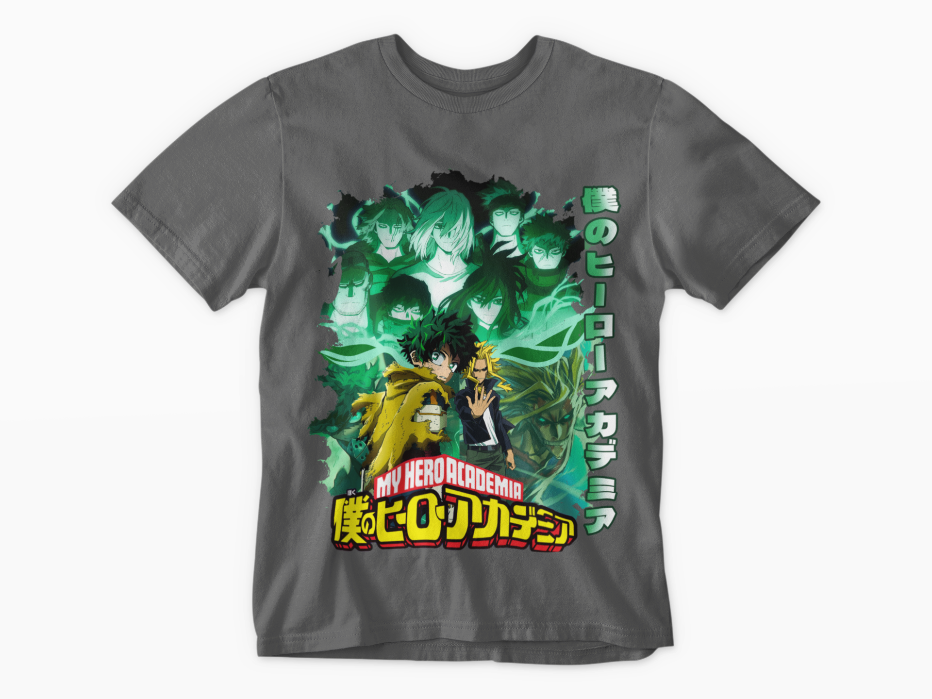 JAPANESE INSPIRED MY HERO ACADEMIA DEKU GREEN T SHIRT
