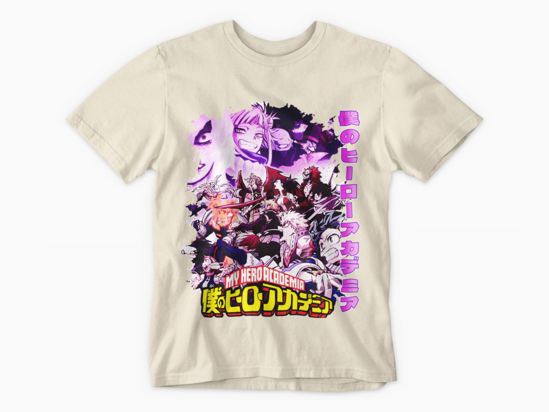 JAPANESE INSPIRED MY HERO ACADEMIA DEKU PURPLE T SHIRT