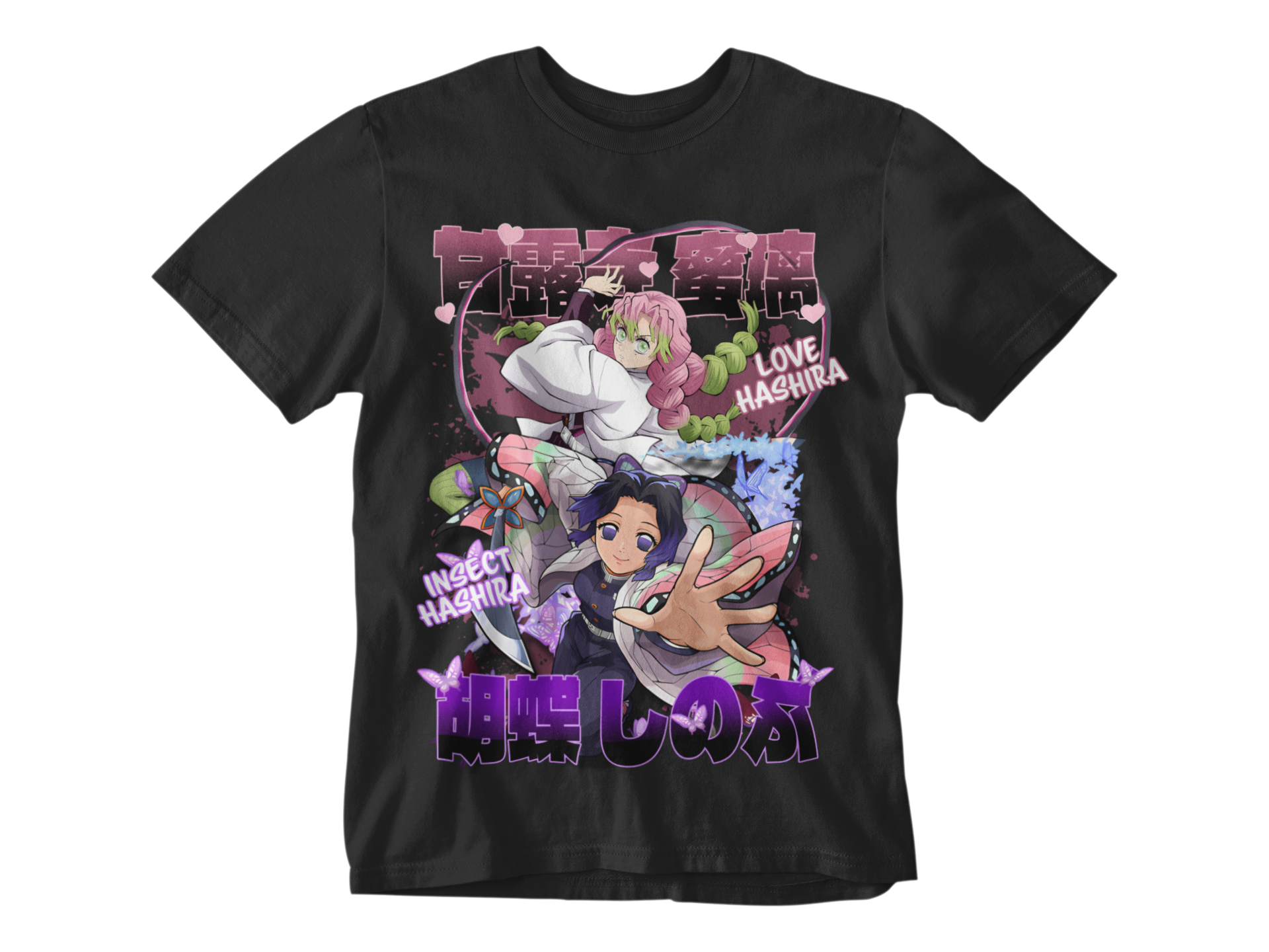 JAPANESEE INSPIRED KOCHOU SISTERS T SHIRT