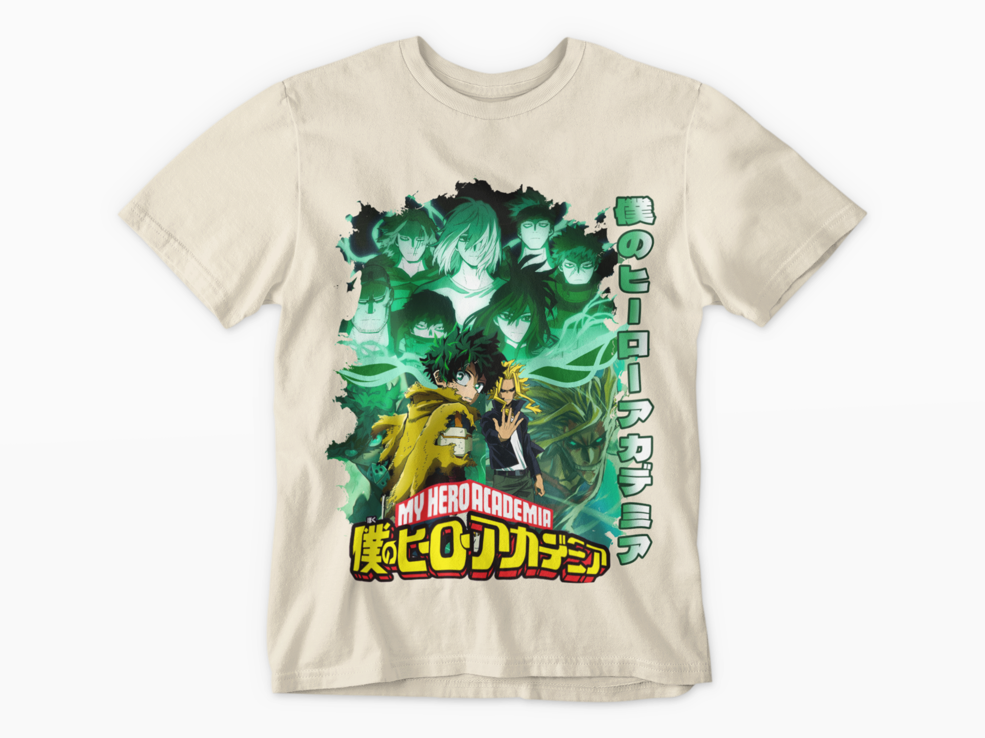 JAPANESE INSPIRED MY HERO ACADEMIA DEKU GREEN T SHIRT