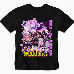 JAPANESE INSPIRED MY HERO ACADEMIA DEKU PURPLE T SHIRT