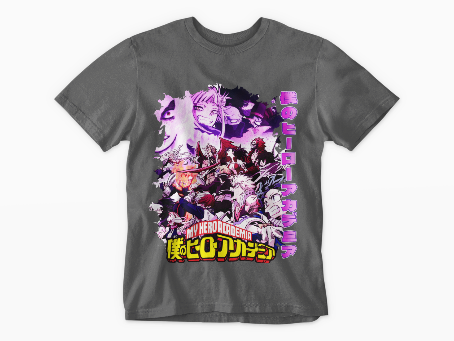 JAPANESE INSPIRED MY HERO ACADEMIA DEKU PURPLE T SHIRT