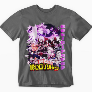 JAPANESE INSPIRED MY HERO ACADEMIA DEKU PURPLE T SHIRT