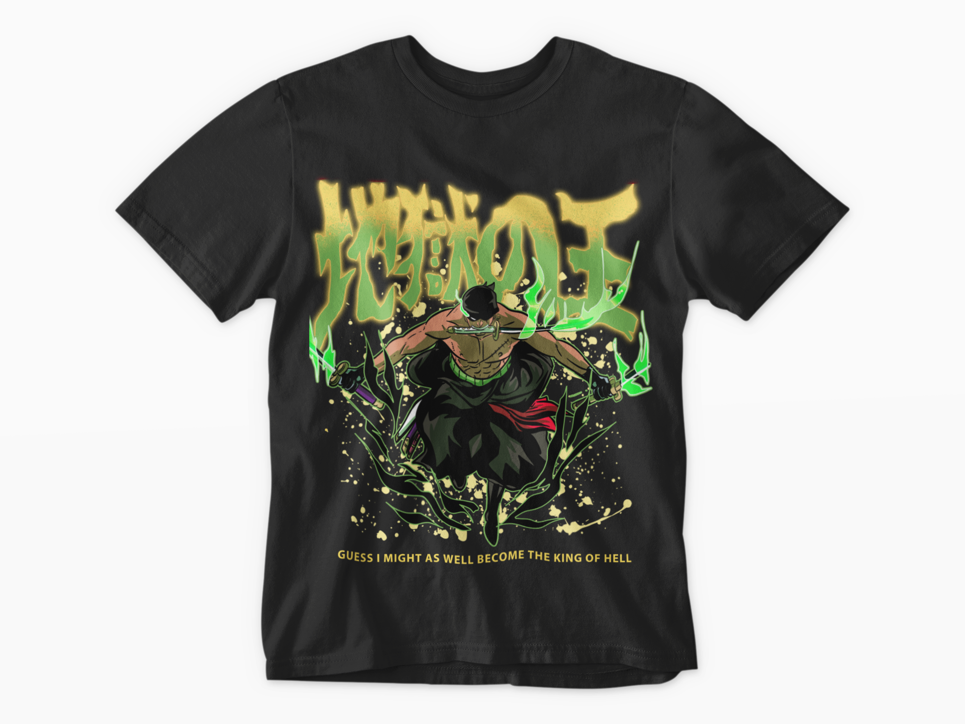 JAPANESE INSPIRED ZORO T SHIRT