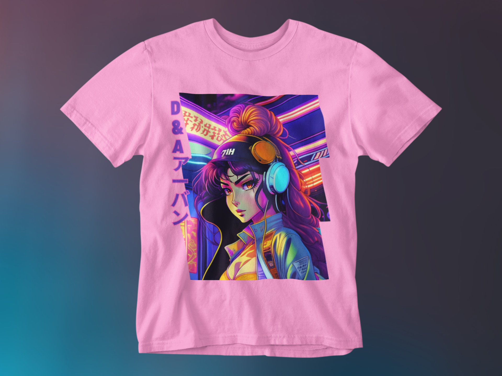 Amine Vibing to Music Youth Tee