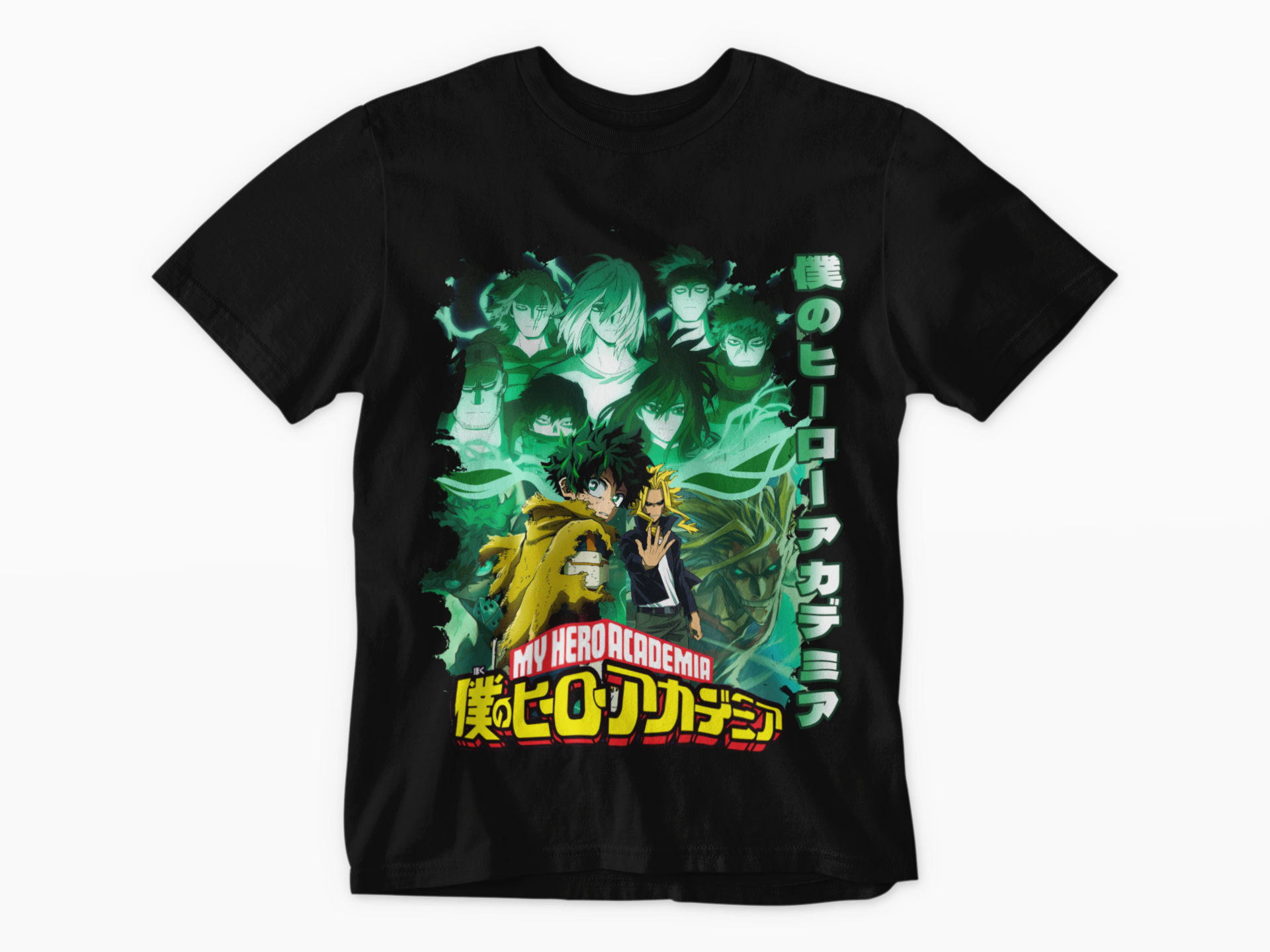 JAPANESE INSPIRED MY HERO ACADEMIA DEKU GREEN T SHIRT