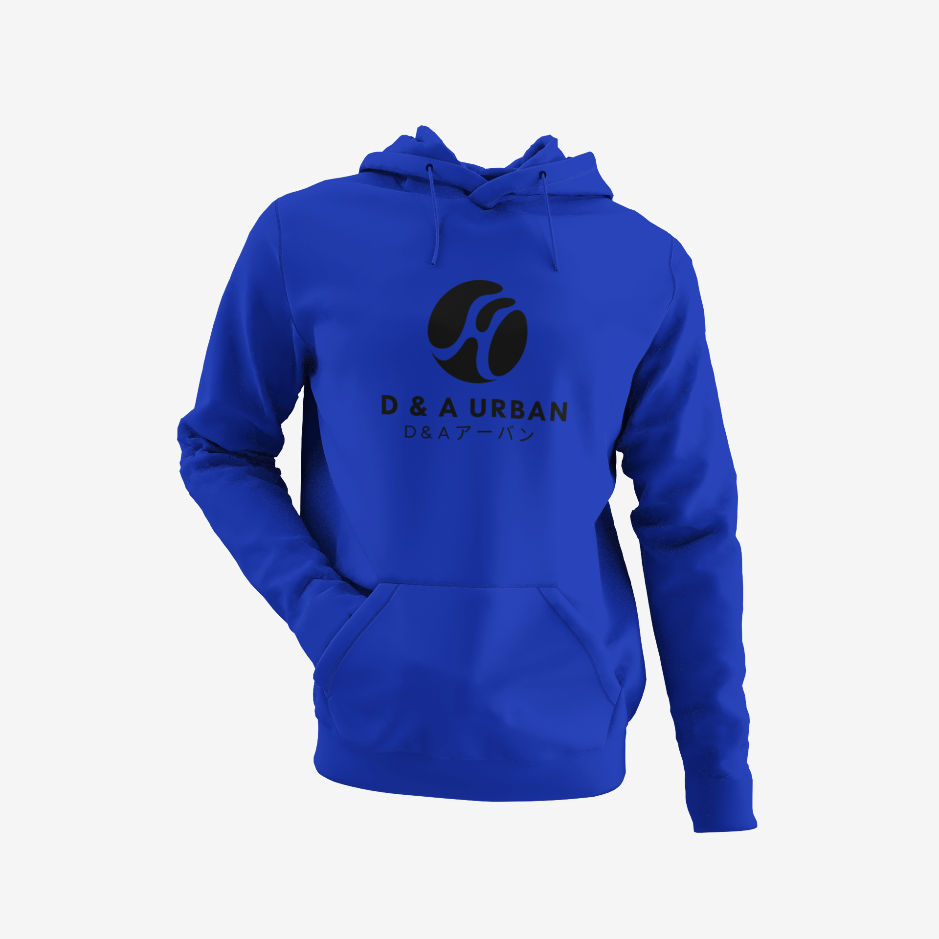 D & A Urban Black Logo Hoodie